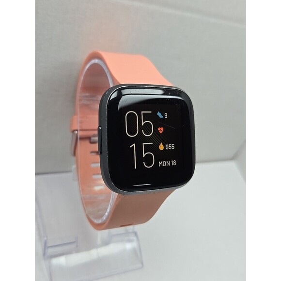 Fitbit Versa 2 Smartwatch Gray 40mm Alexa WR50M Always On Display W/ Charger - Picture 3 of 11